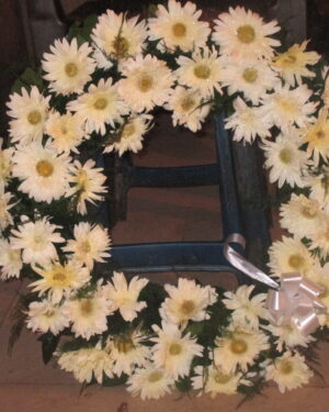 Flower of funeral Ring 1 with one Greetings Card